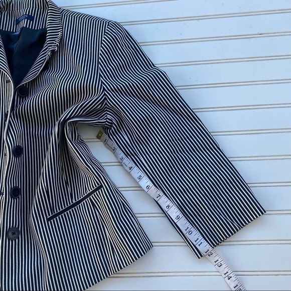 Chaps Striped blazer jacket Size 10 - Picture 7 of 10